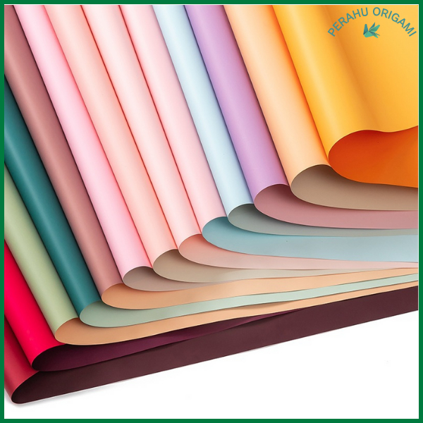 

Kertas Buket Bunga Dua Warna Pastel Polos Flower Wrapping Bi Color Cellophane KB6001