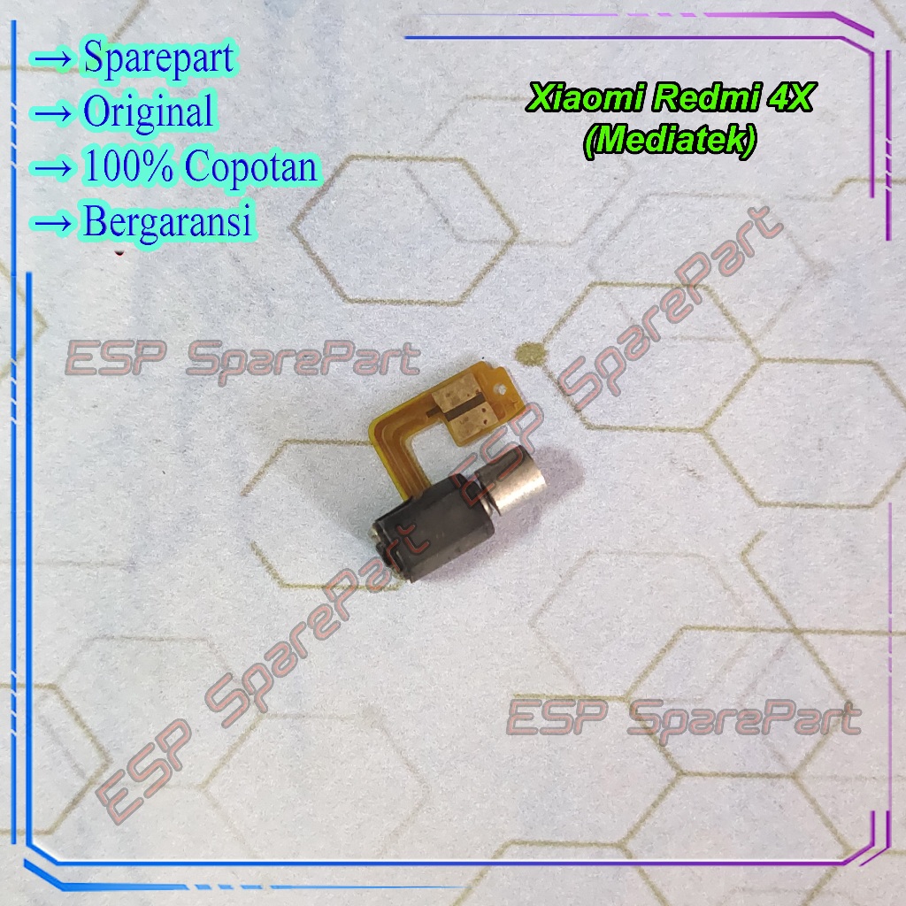 Vibrate Xiaomi Redmi Note 4 / 4x Mediatek Getaran Vibra Copotan