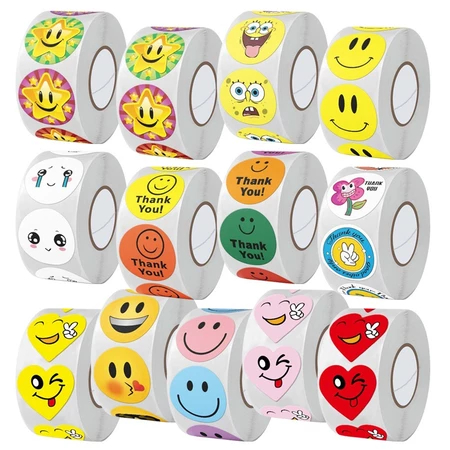 

Toppercakke51-Isi 500 Stiker Emoticon Lucu – Roll Stiker Emoji Bulat untuk Gift & Kreasi Anak