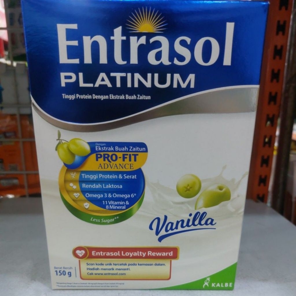 

Entrasol Platinum box 150 gram vanila