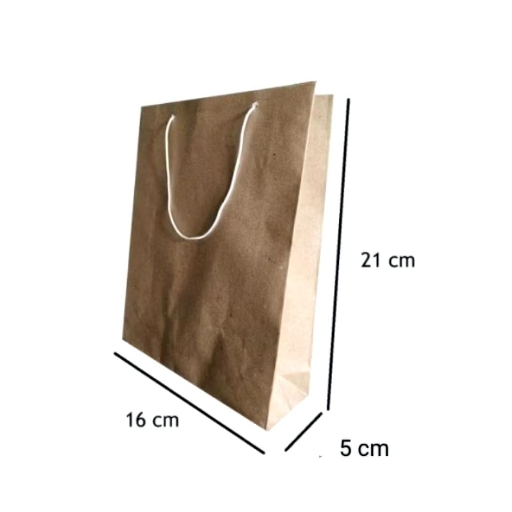 

Paper bag polos tanggung (50pcs)