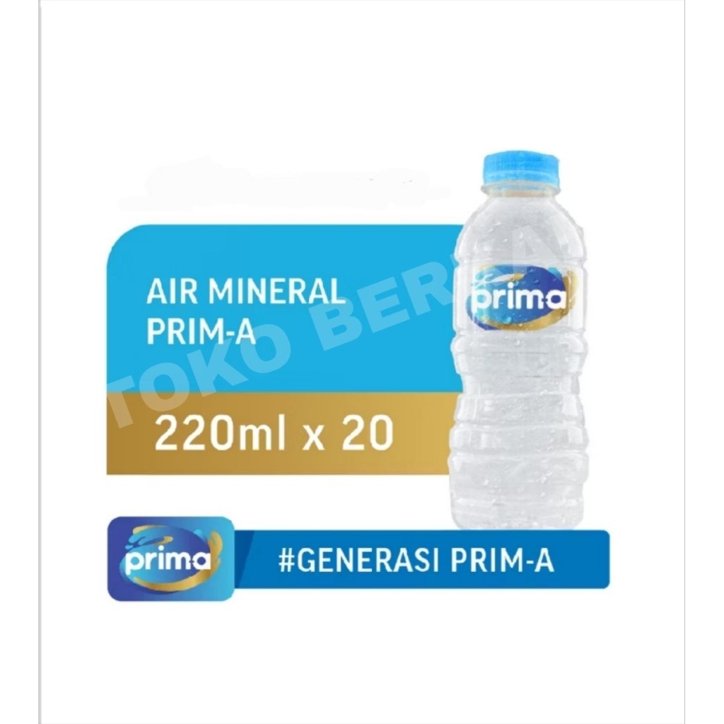 

Air Mineral Prim-A 220 ml Botol Isi 20 pcs