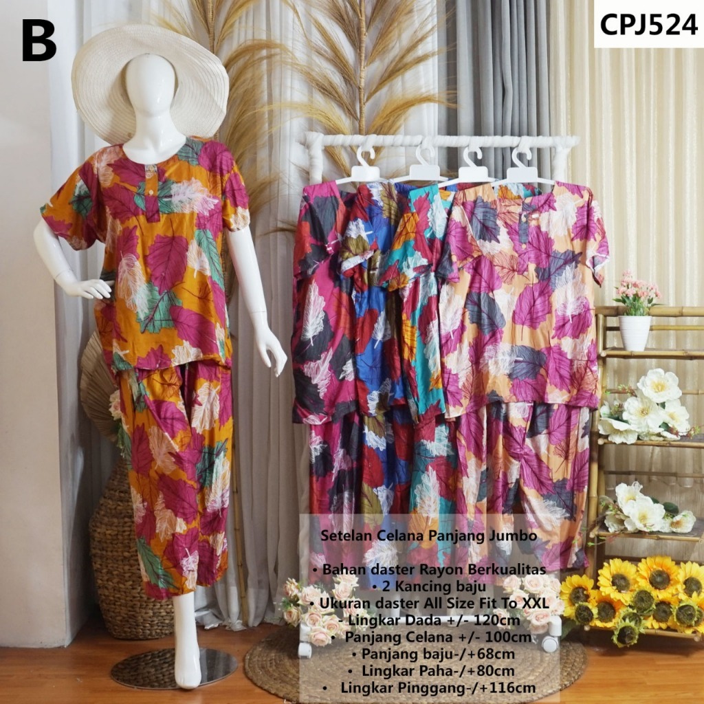 [ CPJ ] GROSIR SETELAN CELANA PANJANG JUMBO / DASTER RUMAHAN / DASTER REMAJA / DASTER BUSUI / DASTER