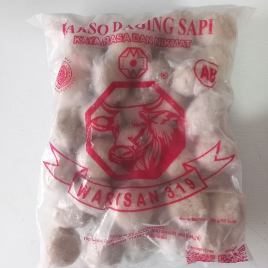 

Bakso daging warisam 700gram