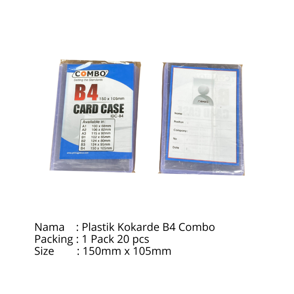 

Plastik Kokarde B4 Combo (1 pack 20 pcs)