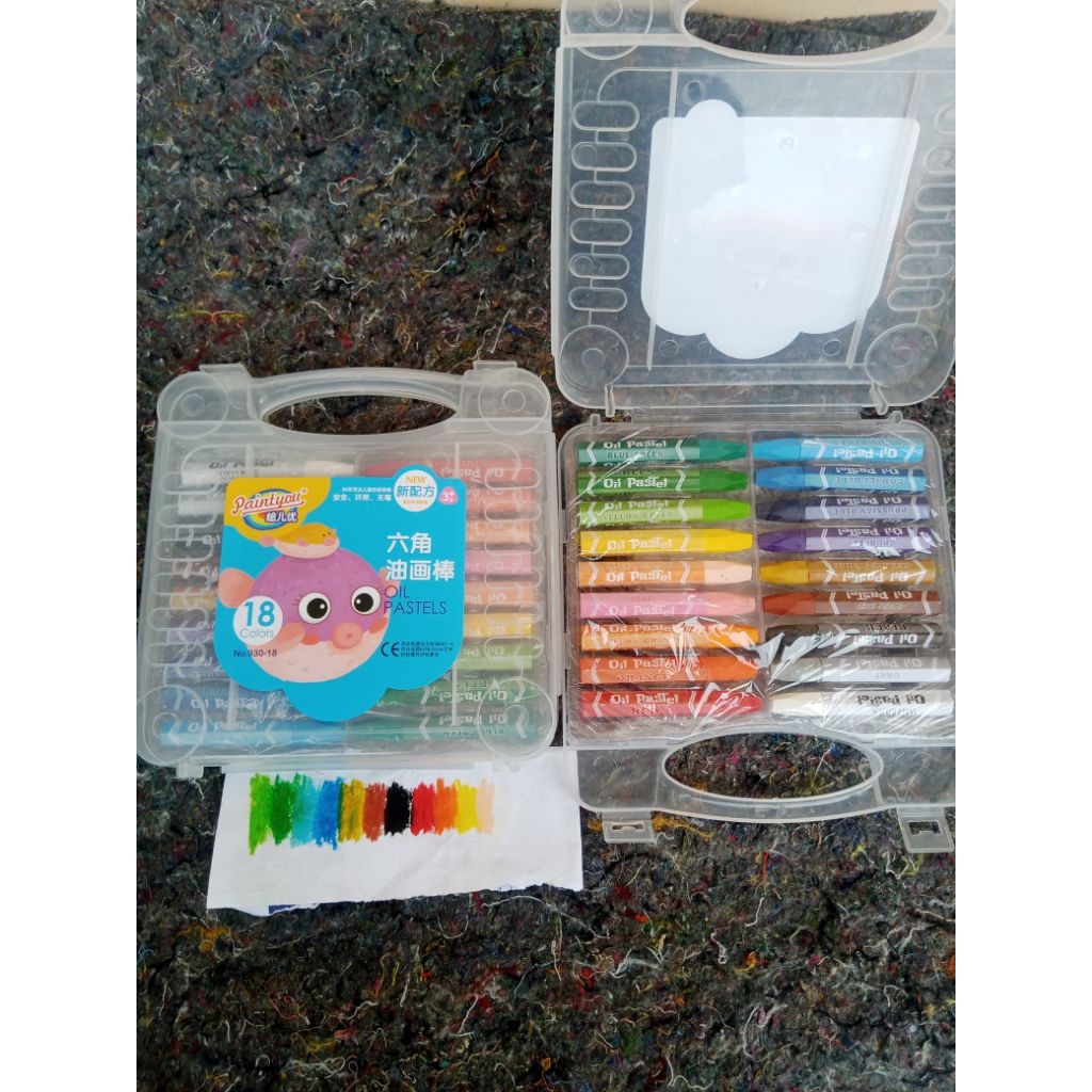 

crayon isi 18 warna.