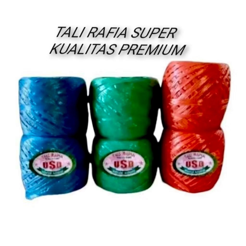 

TALI rafia/tali plastik kualitas premium cocok digunakan untuk pengikat barang