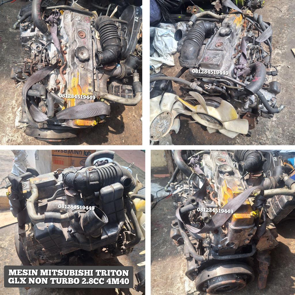 Mesin Mitsubishi Strada Triton Pajero 2800cc 4m40 Non Turbo