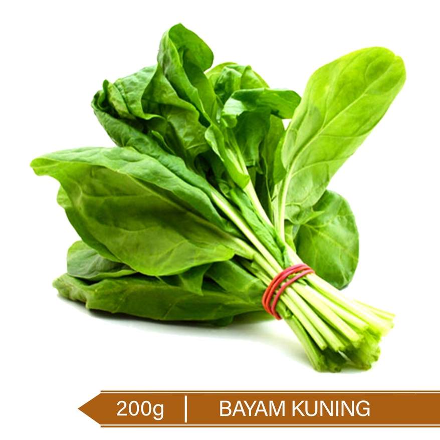 

Bayam Kuning Organik / Organic Spinach 200gr