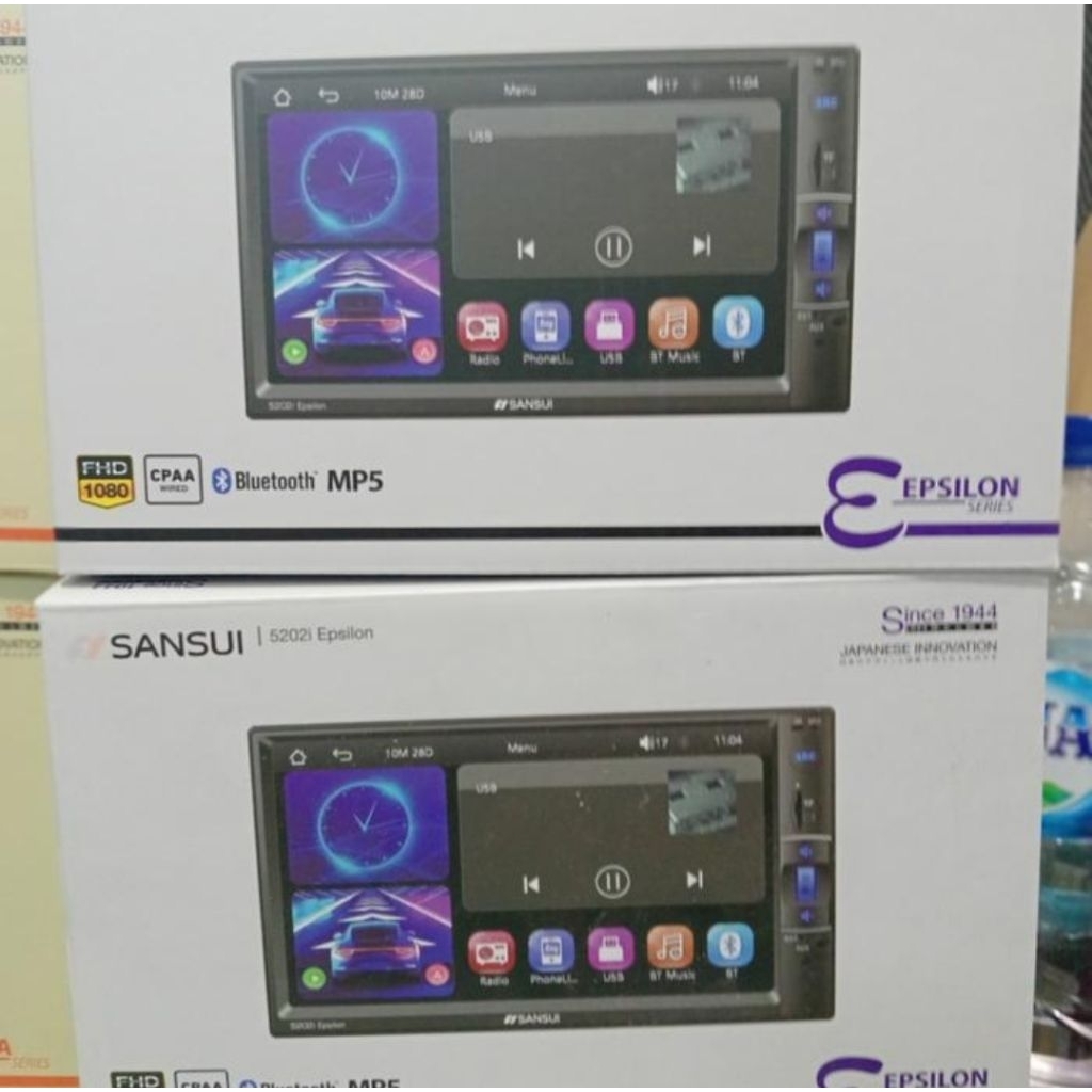 HEAD UNIT DEKLAS SANSUI MP5 LAYAR 7inch ANDROID AUTO & APPLE CARPLAY