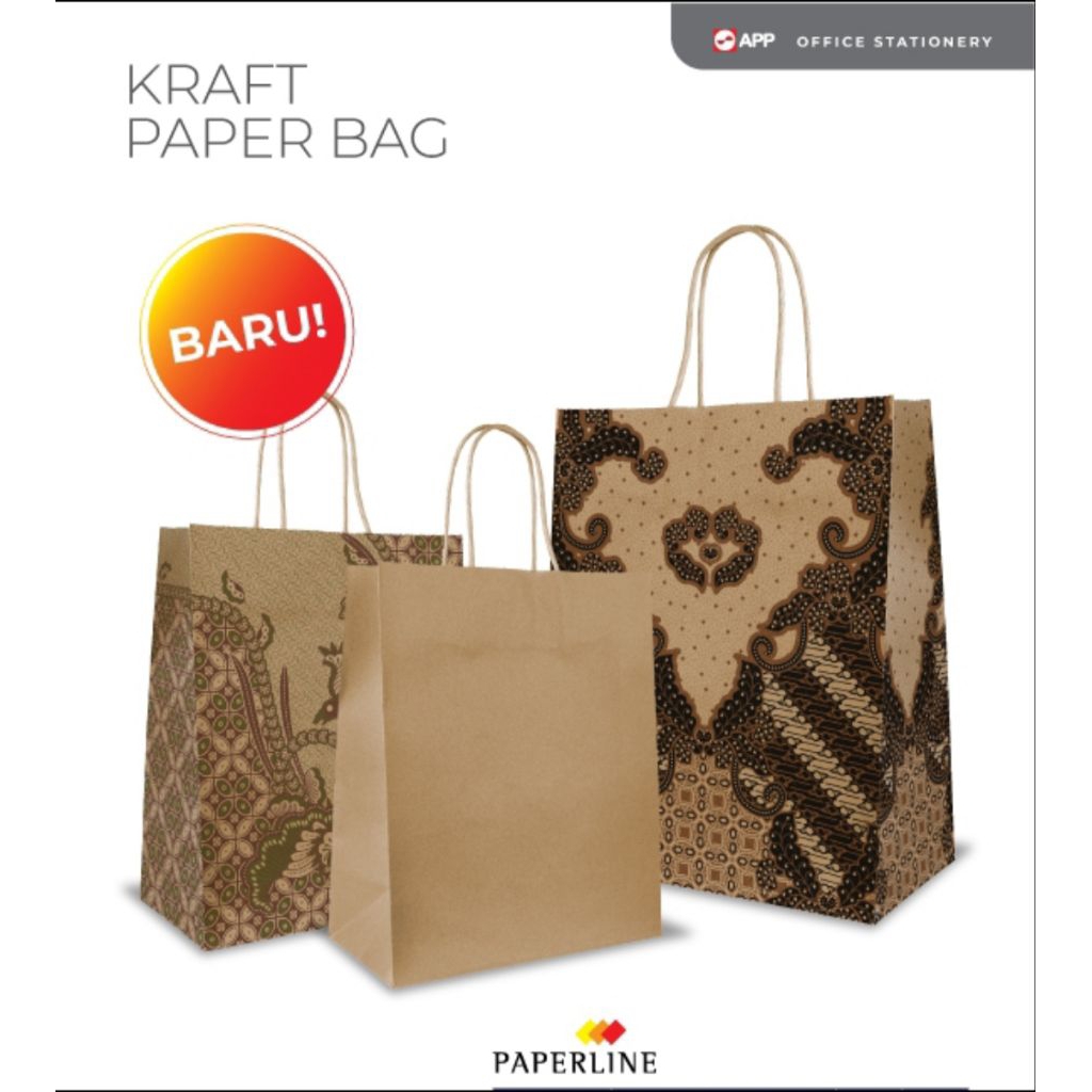 

( 20 PCS ) PAPER BAG BATIK PAPERLINE BY SIDU