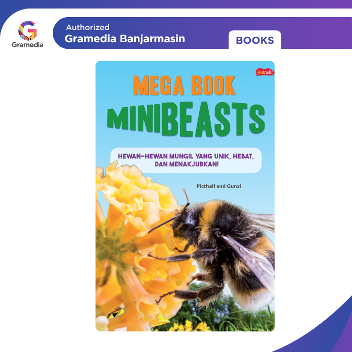Gramedia Banjarmasin - Mega Book - Minibeasts