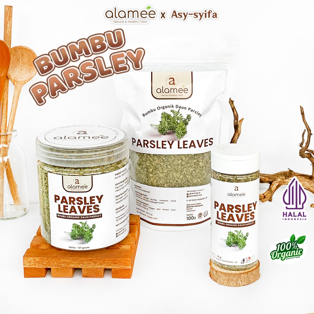 

Daun Parsley Dried Parsley Flakes Peterseli Leaver Rempah Rimpang Asli Murni Bumbu Organik Alami