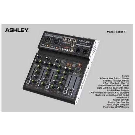 MIXER ASHLEY BETTER 4/16 DSP