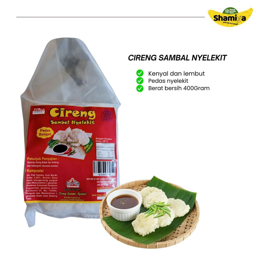 

CIRENG SAMBAL NYELEKIT "PEDAS BANGET
