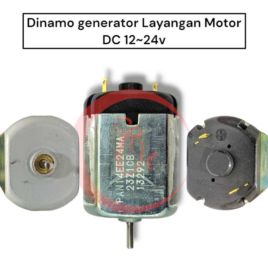 Dinamo Generator Layangan Motor DC 3v / 6v / 12v untuk Dinamo Generator lampu Layangan