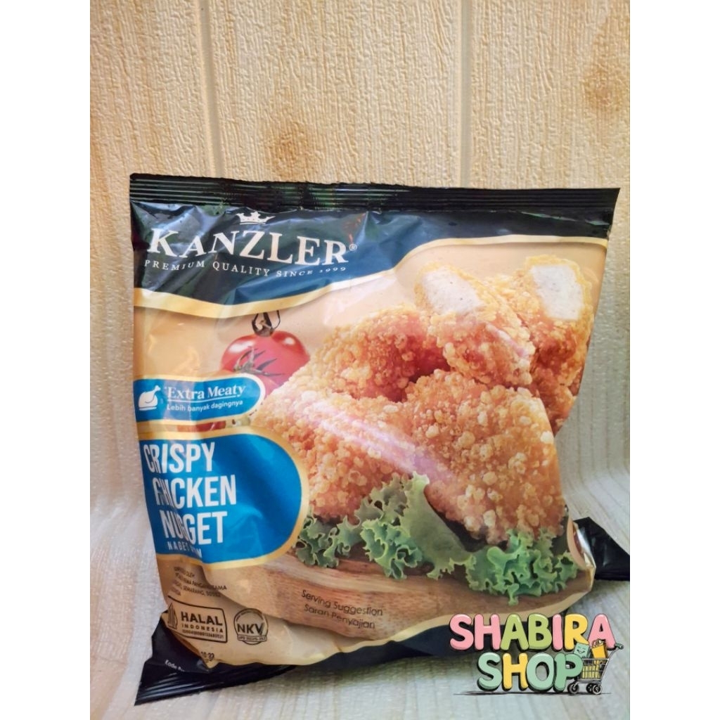

PROMO! FROZEN FOOD KANZLER CRISPY CHICKEN NUGGET EKSTRA DAGING KANZLER NUGGET CRISPY 450 GRAM(PEMBELI KHUSUS JOGJA-INSTANT KURIR) MURAH!