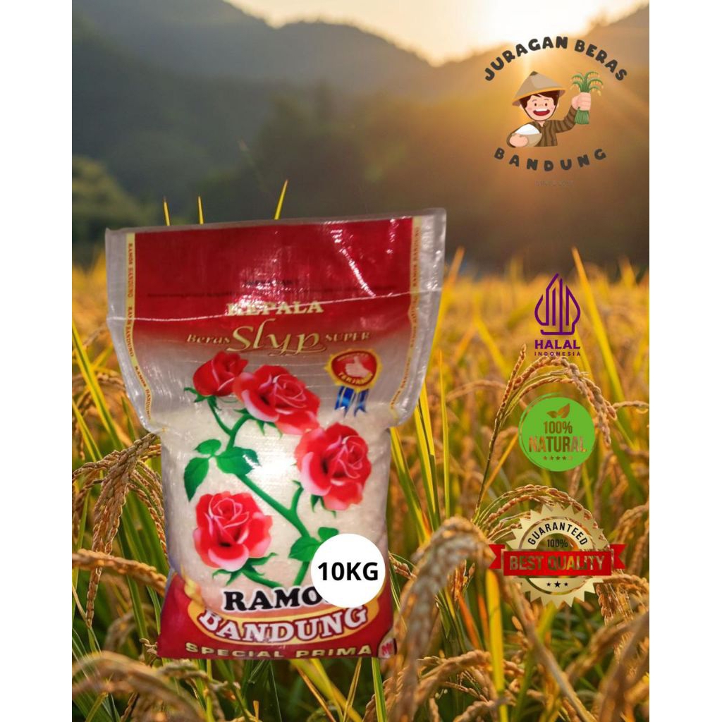 

Beras Setra Ramos Cap Bunga 10 kg 20 Kg dan 25kg