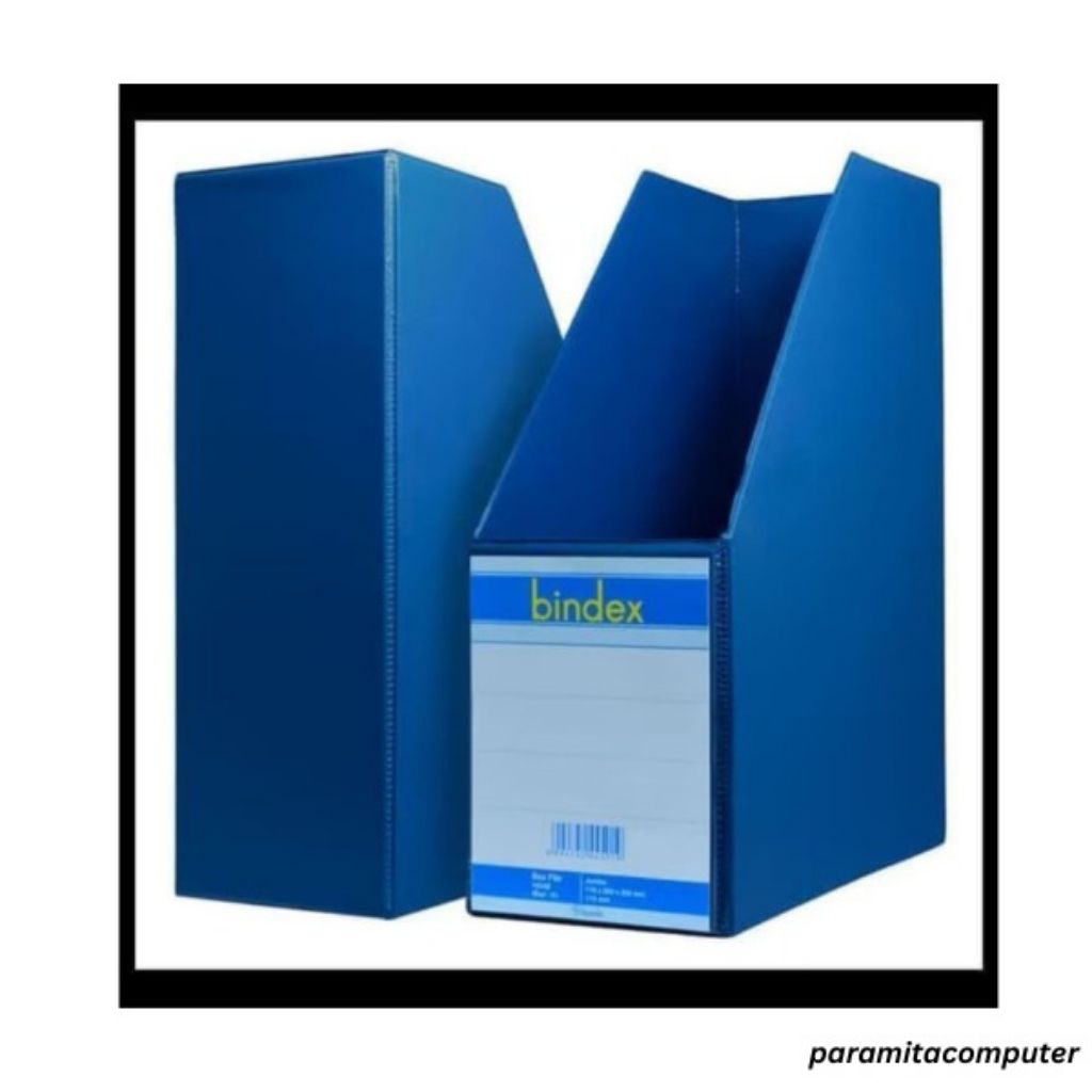 

Bindex PVC Box File Non Laminating 1034B-01 Blue