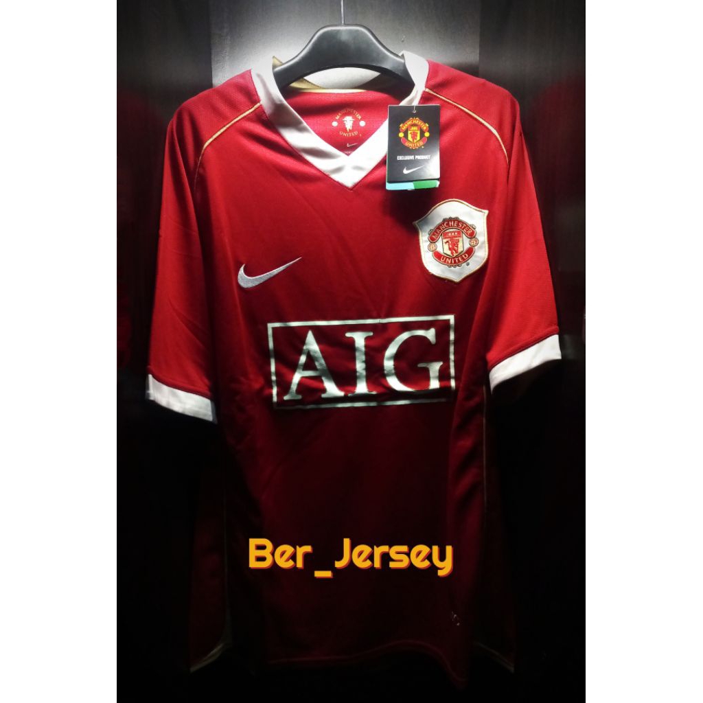 Jersey Manchester United MU Home 06/07 Size S + Celana