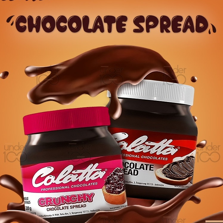 

Colatta Chocolate Spread 220gr/ Colatta Chocolate Spread Crunchy 220gr / Selai Coklat 220g