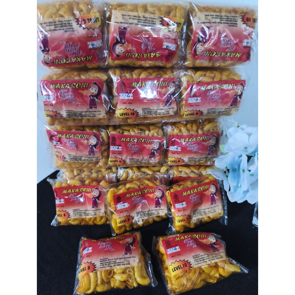 

makaroni er level 6-10 isi 12 pcs