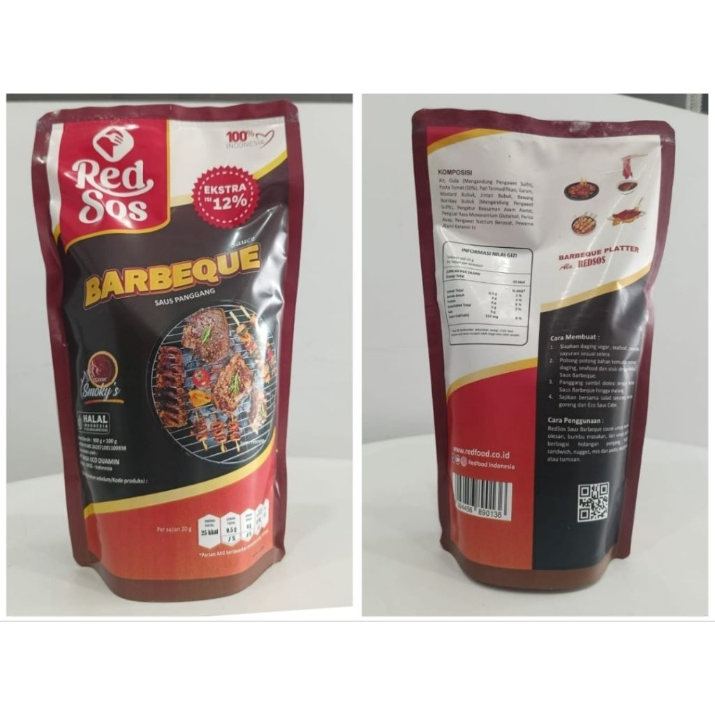 

RedSos Barbeque Sacue / Red Sos Saus Barbekue Saus BBQ Saos Bakaran