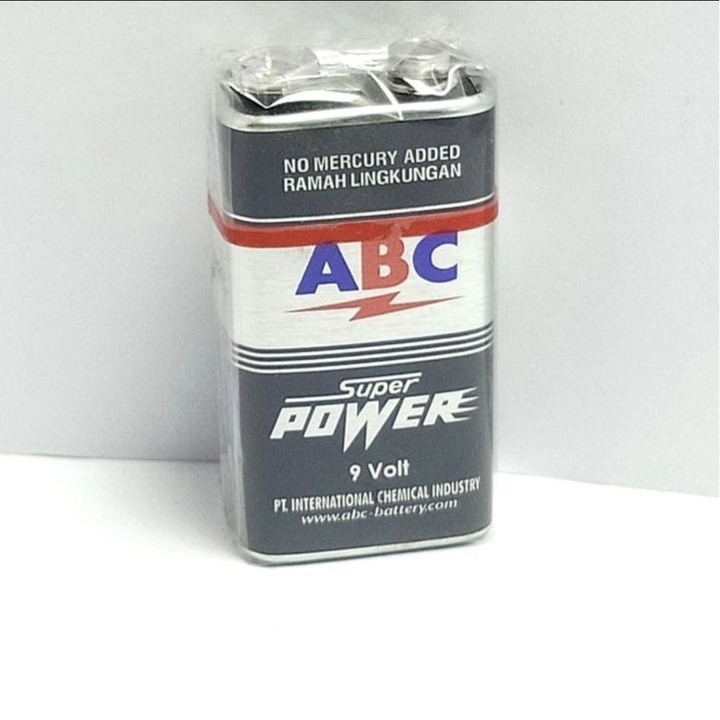 Batu batre ABC kotak 9 volt  battery 9 Volt super power baterai kotak