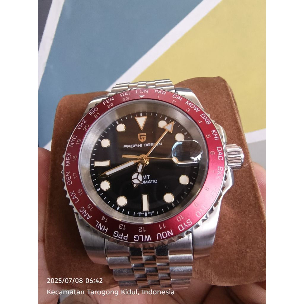 Pagani Design NH34 GMT World Time bezel