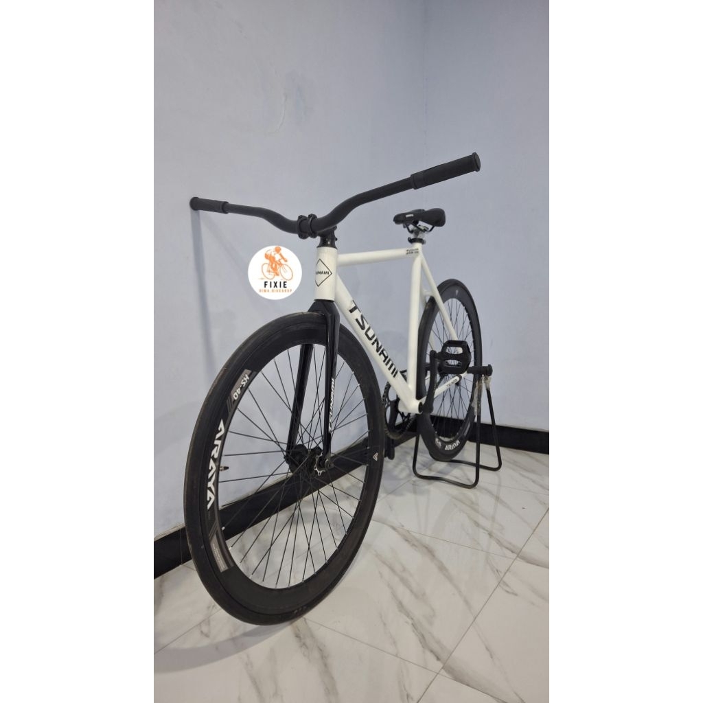 sepeda fixie custom steel tsunami