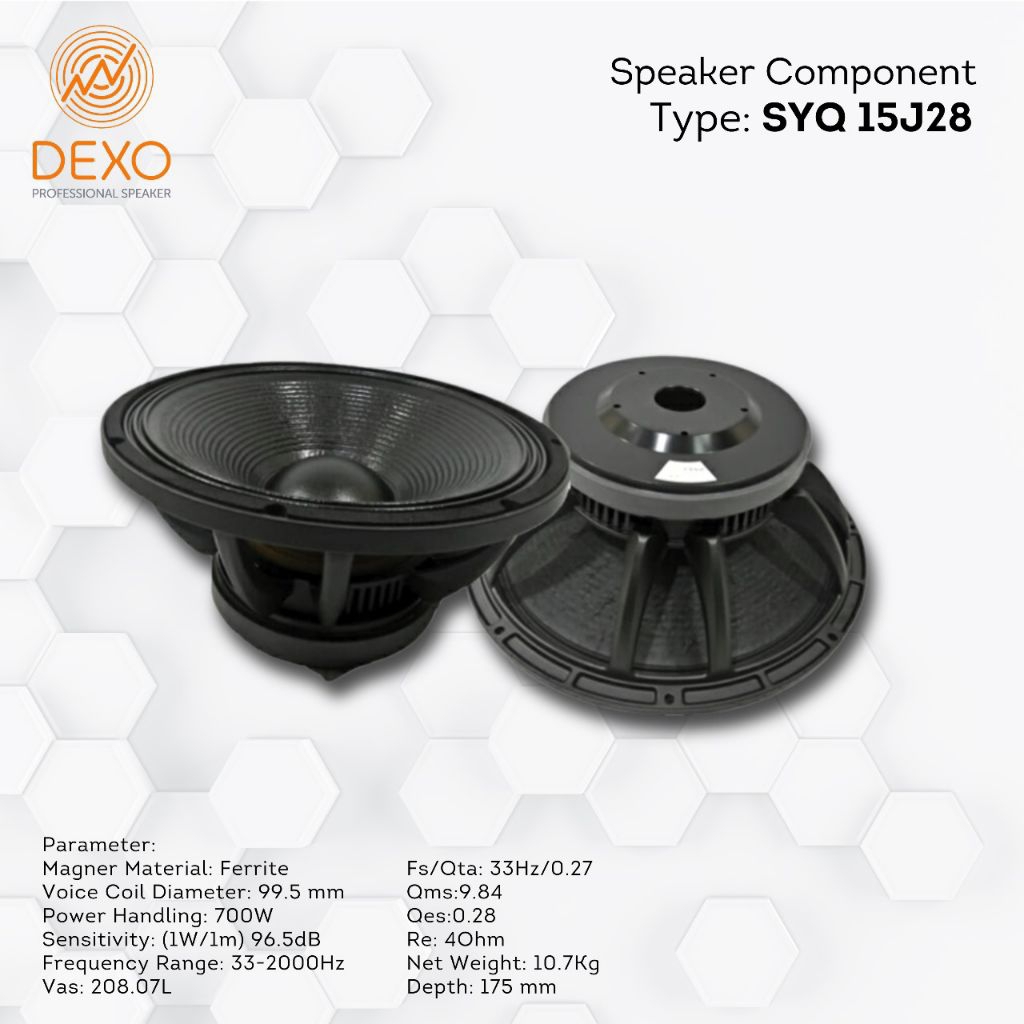 SPEAKER 15in DEXO SYQ15J28