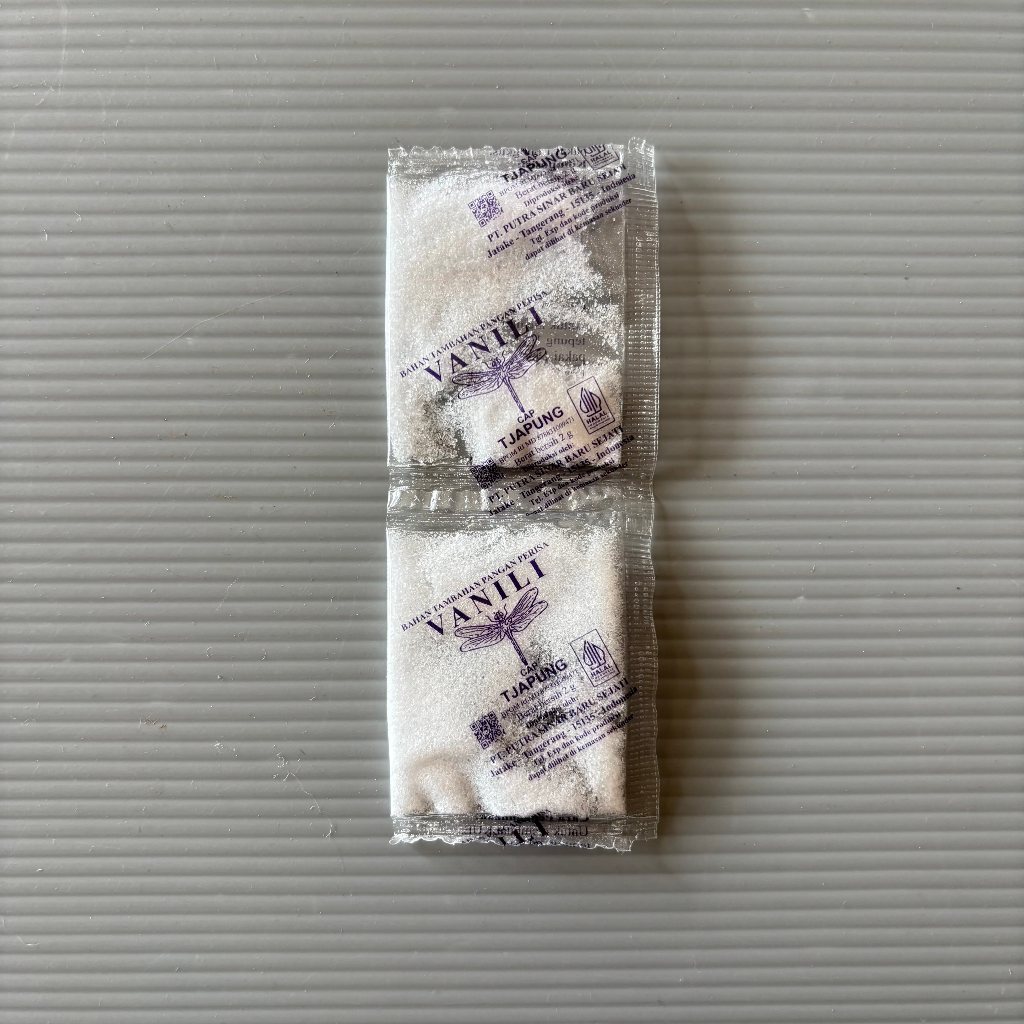

Anugrah Plastik Perisa Vanili Tjapung | Vanili Tjapung | Vanili Sachet 2x2g