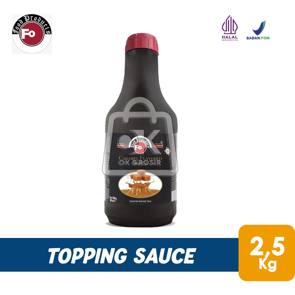 

Saus Caramel FO Karamel Ice Cream & Dessert Sauce (Botol 2,5kg)