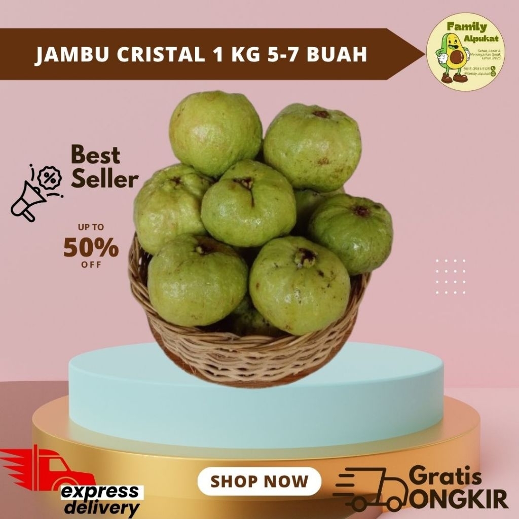 

Jambu Cristal Super A 1 kg 5-7 Buah