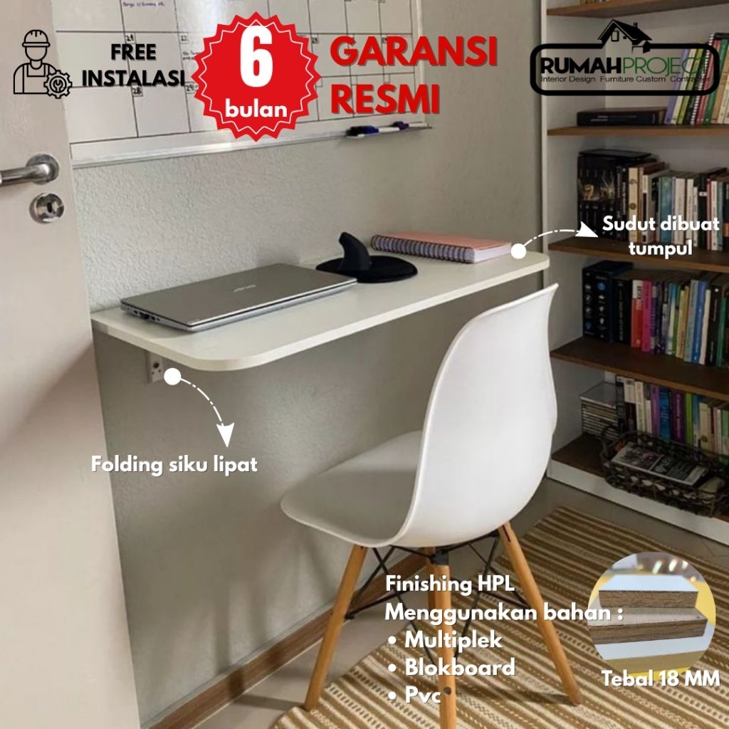 MEJA LIPAT MINIMALIS | MEJA LIPAT | MEJA GANTUNG | MEJA