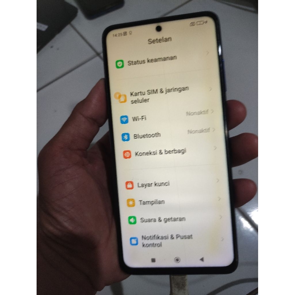 lcd poco x3 pro ori minus murah