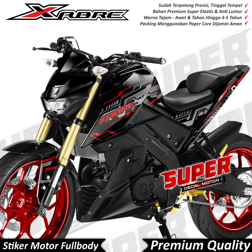TERBARU Stiker Decal XABRE Full Body Variasi Konsep Hitech