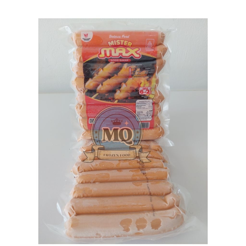 

Sosis bakar jumbo max isi 8 pcs