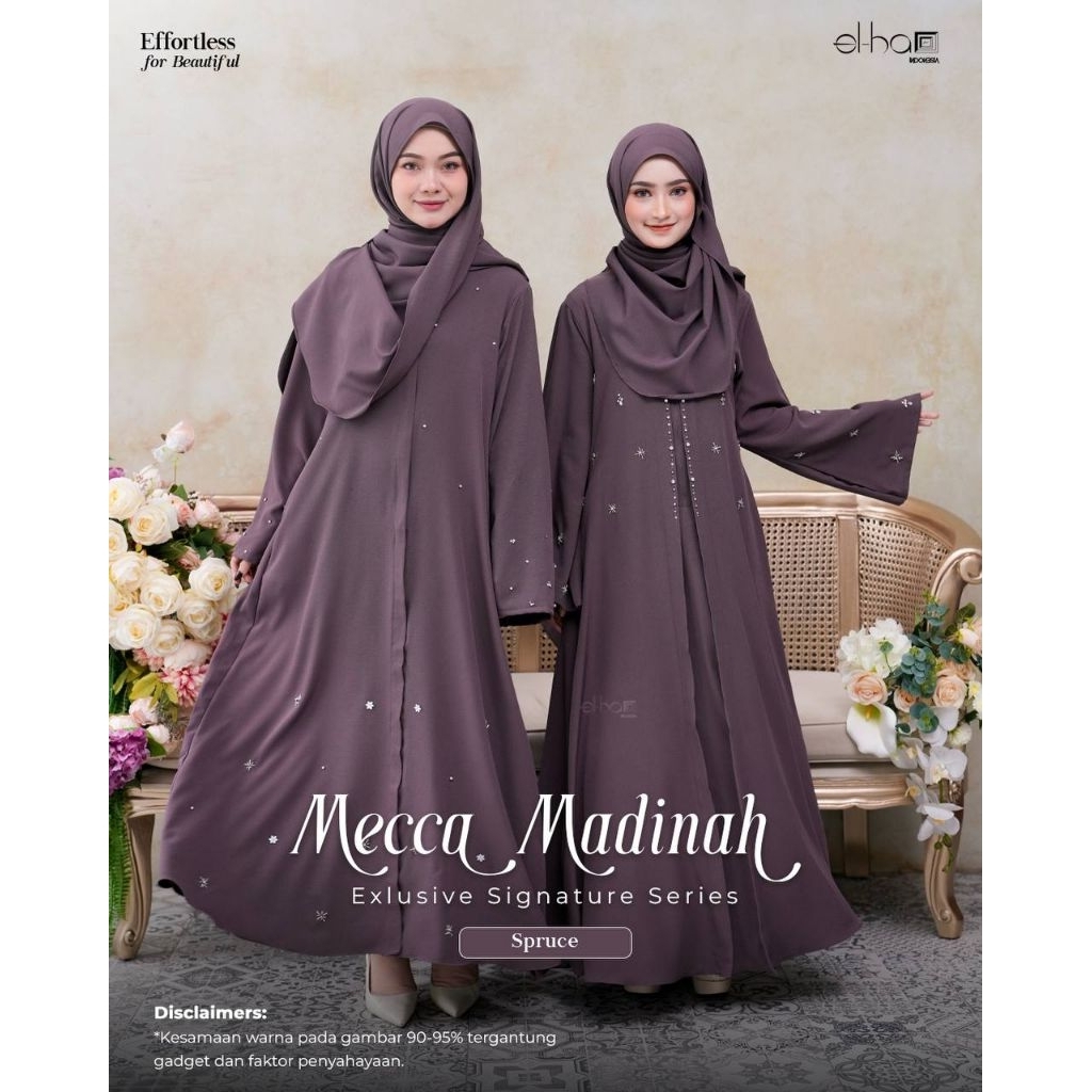 ABAYA MECCA MADINA BY ELHA INDONESIA [PO] (harga DP dikirim gift dulu)