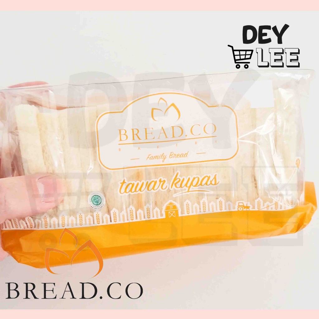 BREADCO Roti Tawar Kupas Putih 290gr Halal Bandung