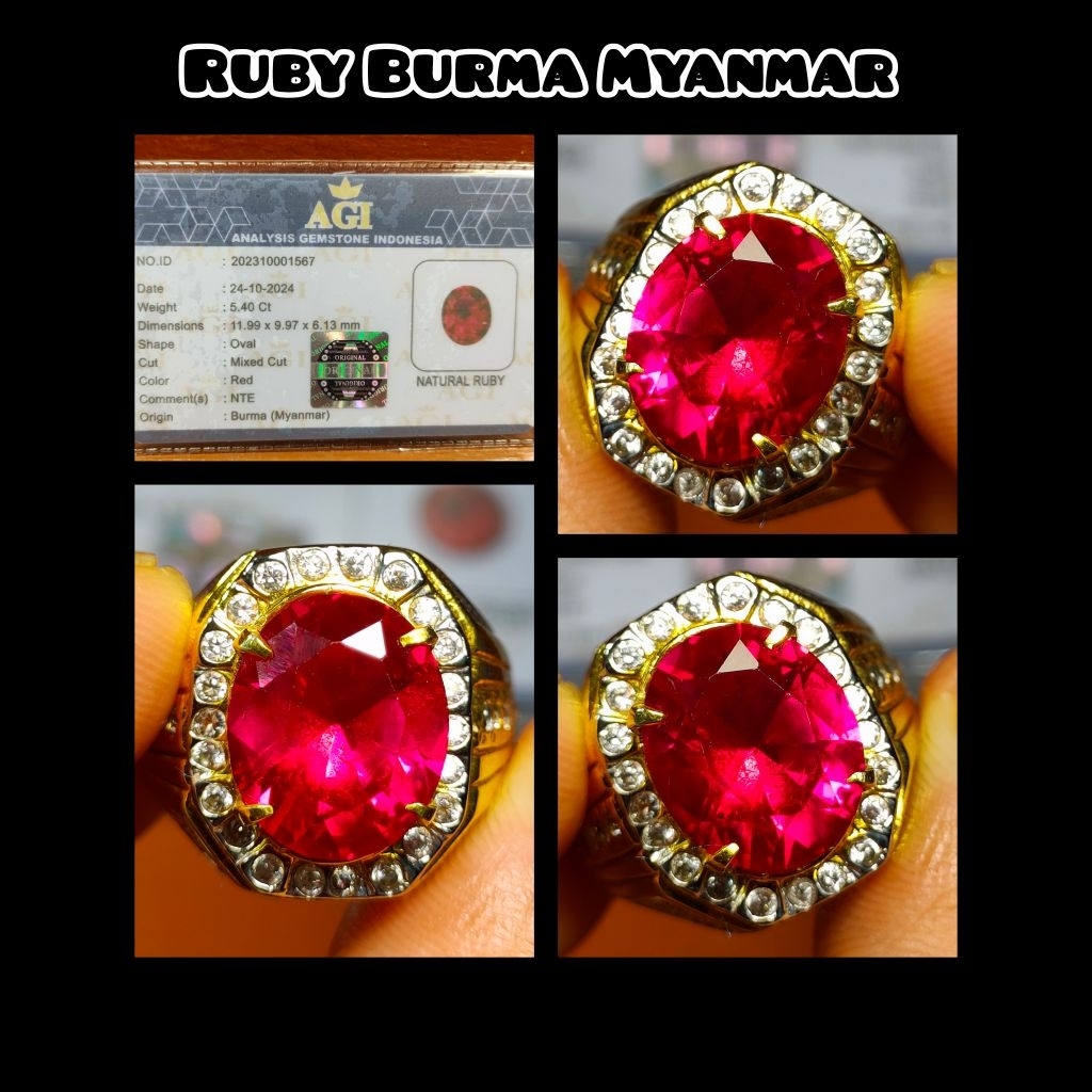 NATURAL BATU RUBY BURMA MYANMAR