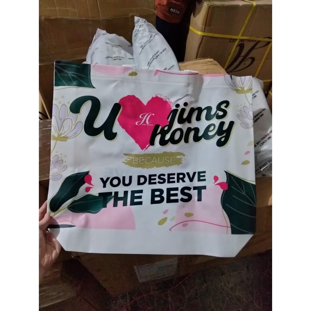 

GOODIE BAG SPUNBOND JIMS HONEY | GOODIEBAG JIMS HONEY | TAS BELANJA JIMS HONEY