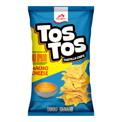 

Tos Tos Keripik Tortilla Nacho Cheese 140 g