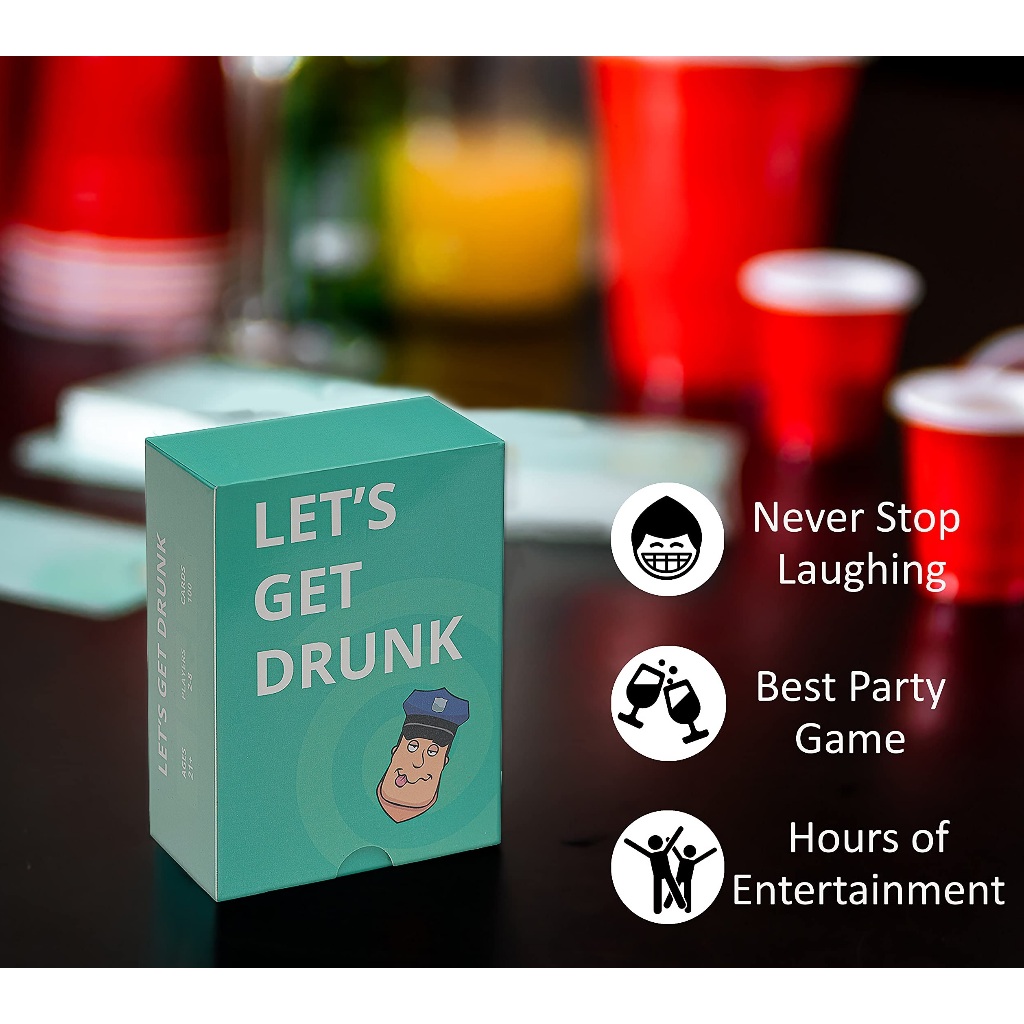 Lets Get Drunk Permainan Kartu Dewasa 18 Keatas Drinking Game Party Minum