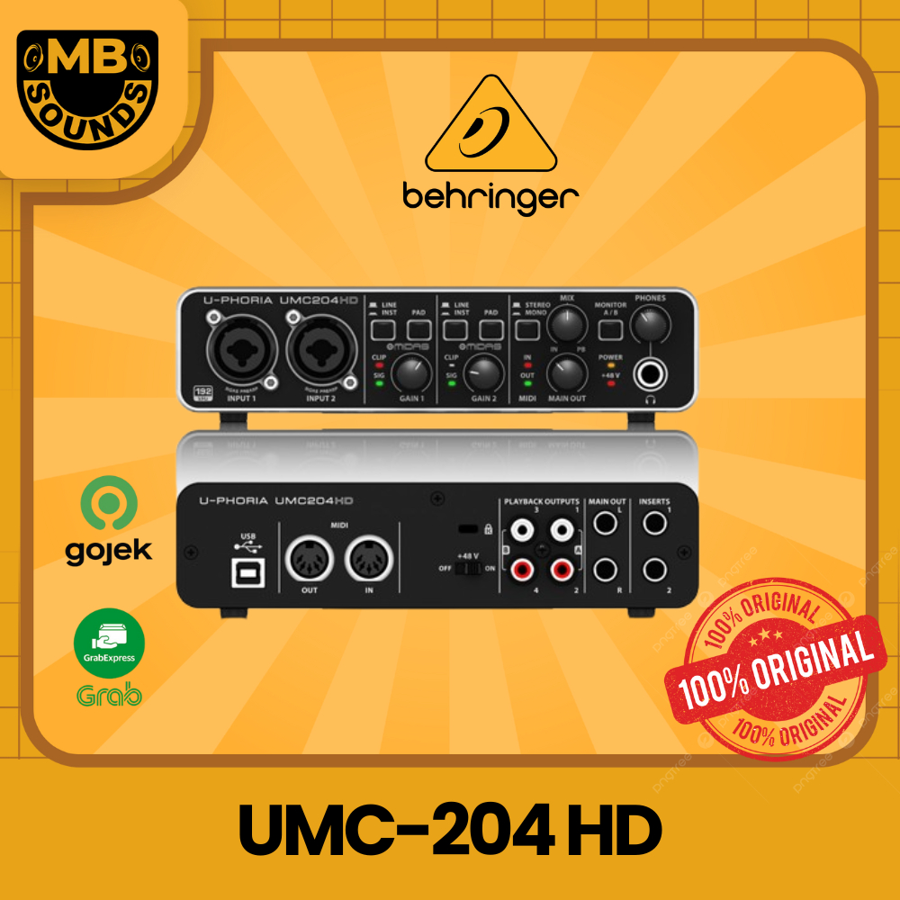 BEHRINGER UMC 204HD / UMC204HD / UMC-204HD