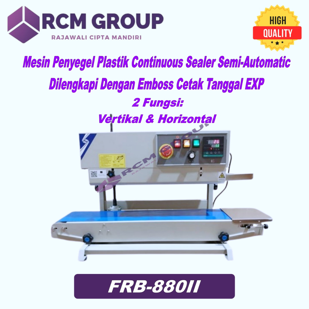 FRB-880 Continuous Sealer Mesin pres segel plastik FRB-880II Vertikal