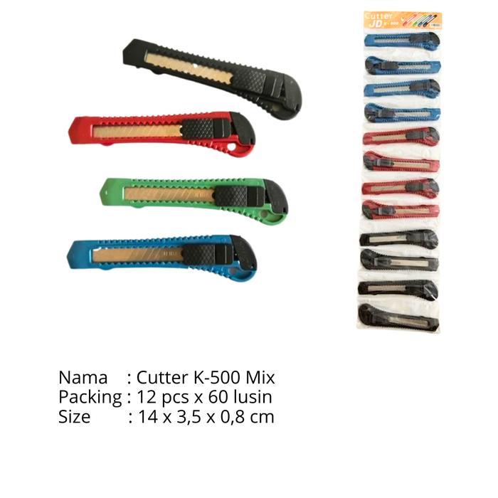 

Cutter Cuter Besar K-500 Jenia (12 pcs)