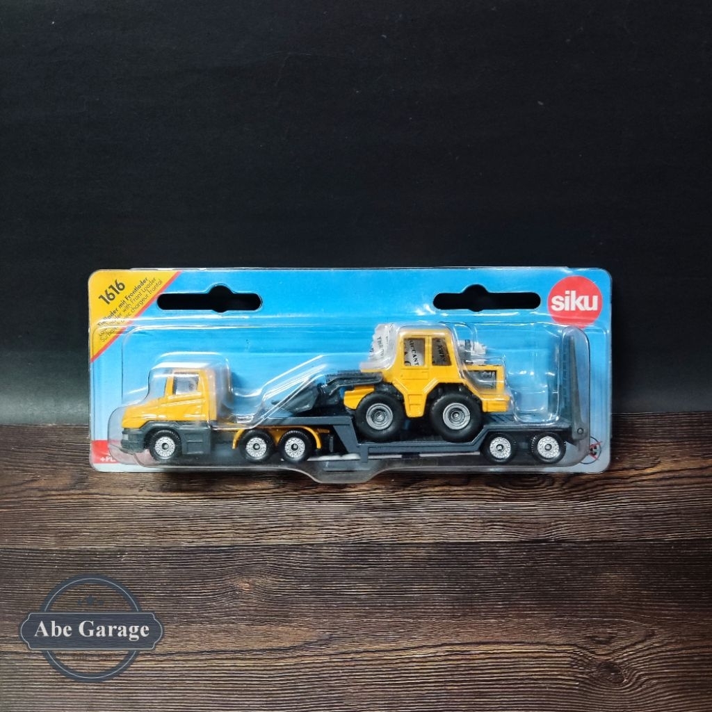 Siku Low Loader with Front Loader 1616