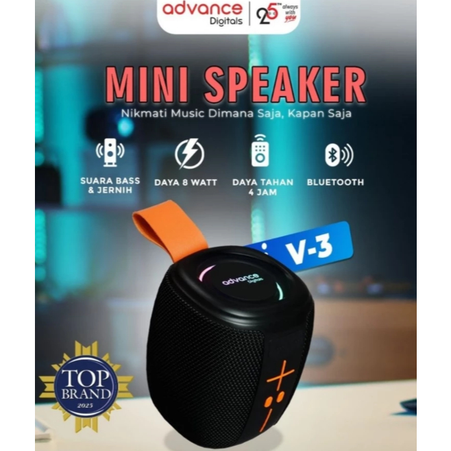 ADVANCE MINI SPEAKER BLUETOOTH V3