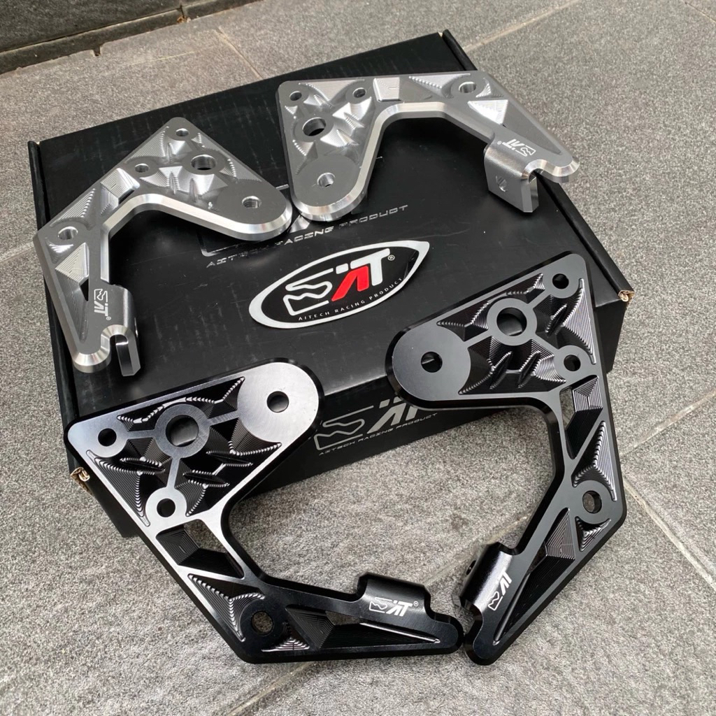 BREKET KUPINGAN LAMPU RX KING AITECH SET CINCIN LAMPU CNC BRECKET KUPINGAN RX-KING AS 30 AITECH ORIG